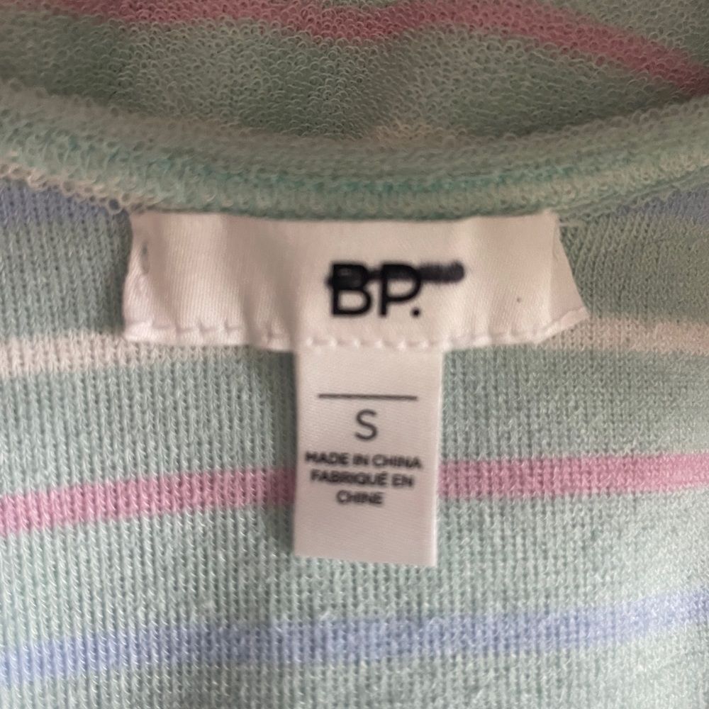 BP Romper Green Mara Stripe Terry Sleeveless Romper NWT - Small It has pockets! - Picture 4 of 6